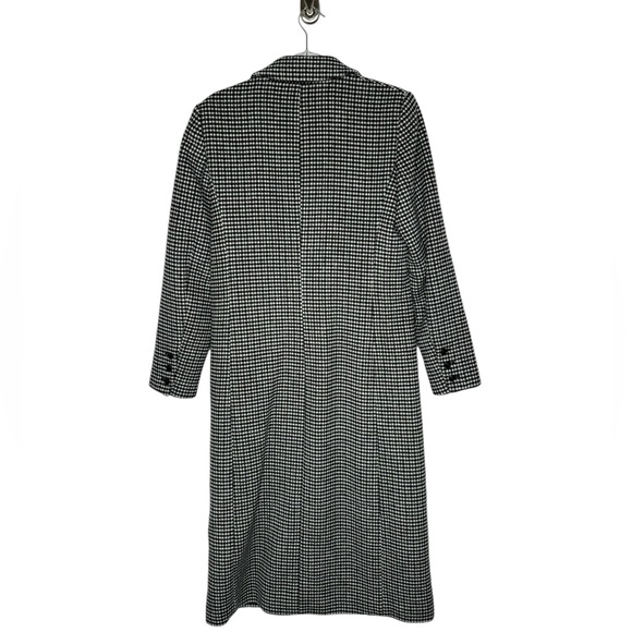 Reformation | NWOT York Coat in Black White Check Medium - Picture 4 of 12
